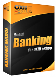 Banking Modul für OXID 4.7.x/5.0.x - 4.10.x/5.3.x | Dauerlizenz (Unbefristet)