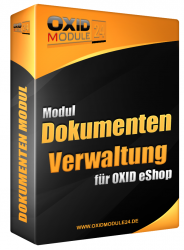 Dokumenten Manager Modul für OXID 4.7.x/5.0.x - 4.10.x/5.3.x | Dauerlizenz (Unbefristet)
