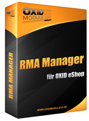 RMA Manager Modul für OXID 4.7.x/5.0.x - 4.10.x/5.3.x | Testlizenz (1 Monat)